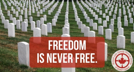 Freedom is never free.